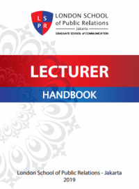 Image of Lecturer : Handbook